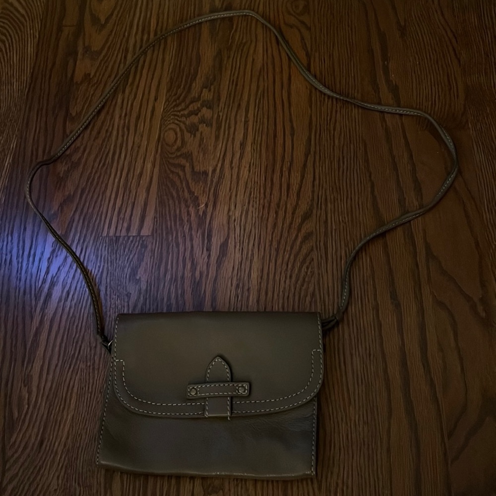 Frye Leather brown crossbody purse
